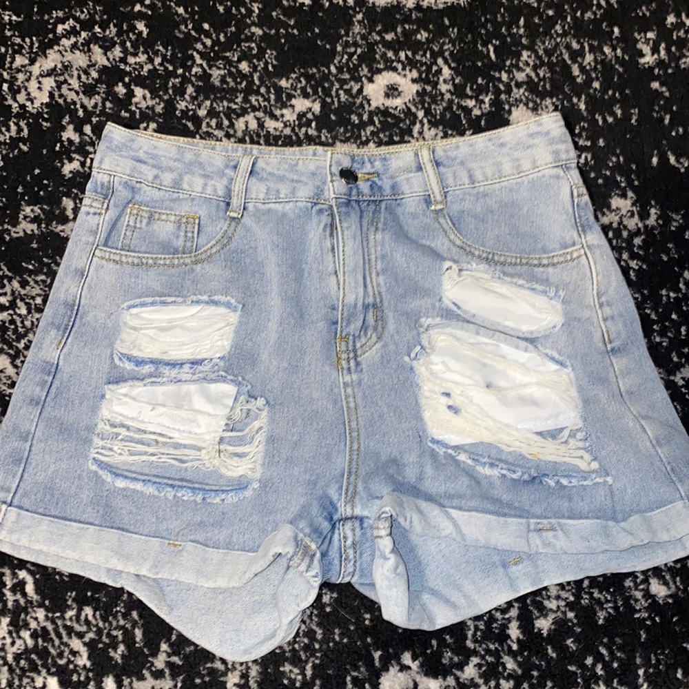 Shein shorts, barely worn. size med fits like a 4